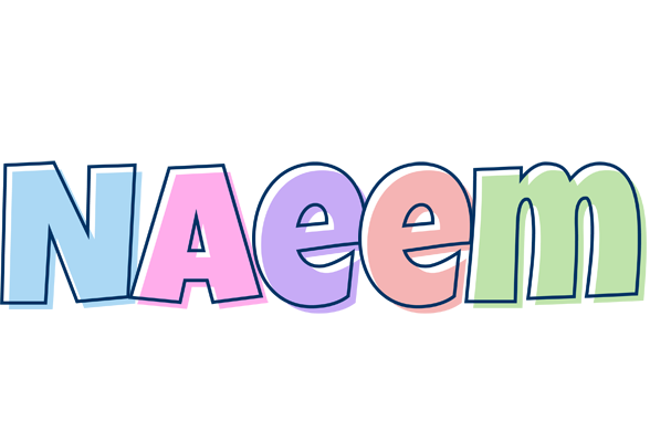 Naeem pastel logo