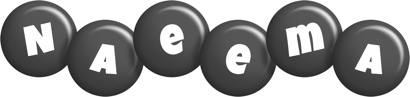 Naeema candy-black logo