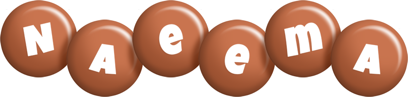 Naeema candy-brown logo