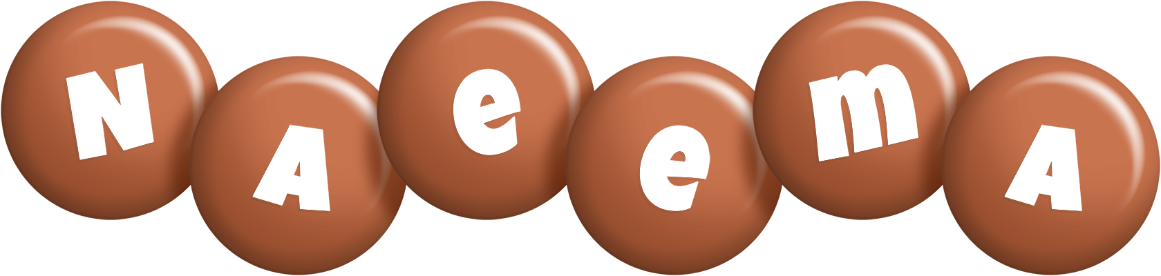 Naeema candy-brown logo