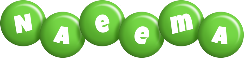 Naeema candy-green logo