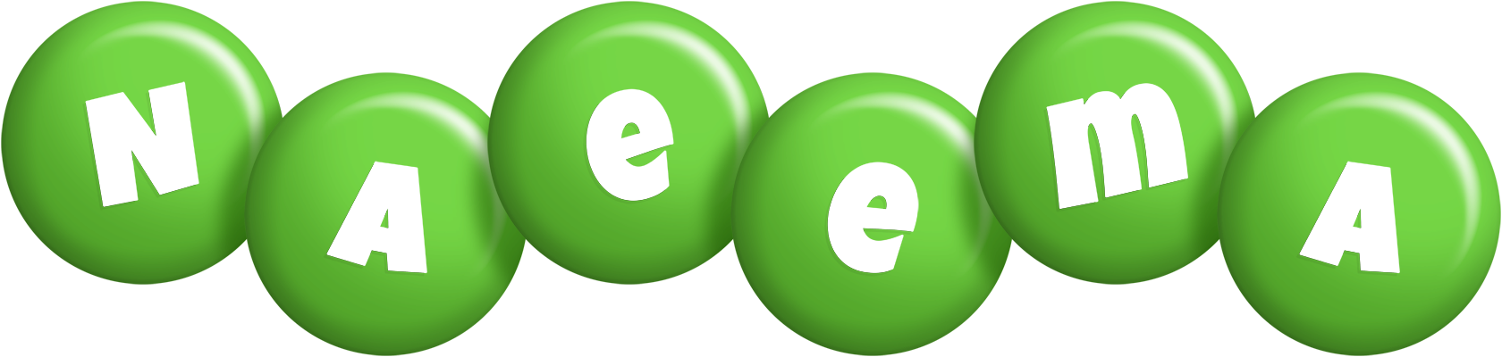 Naeema candy-green logo