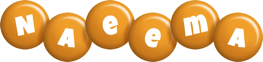 Naeema candy-orange logo