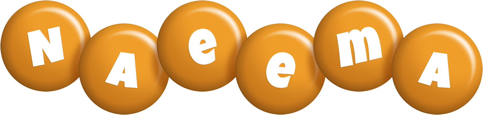 Naeema candy-orange logo