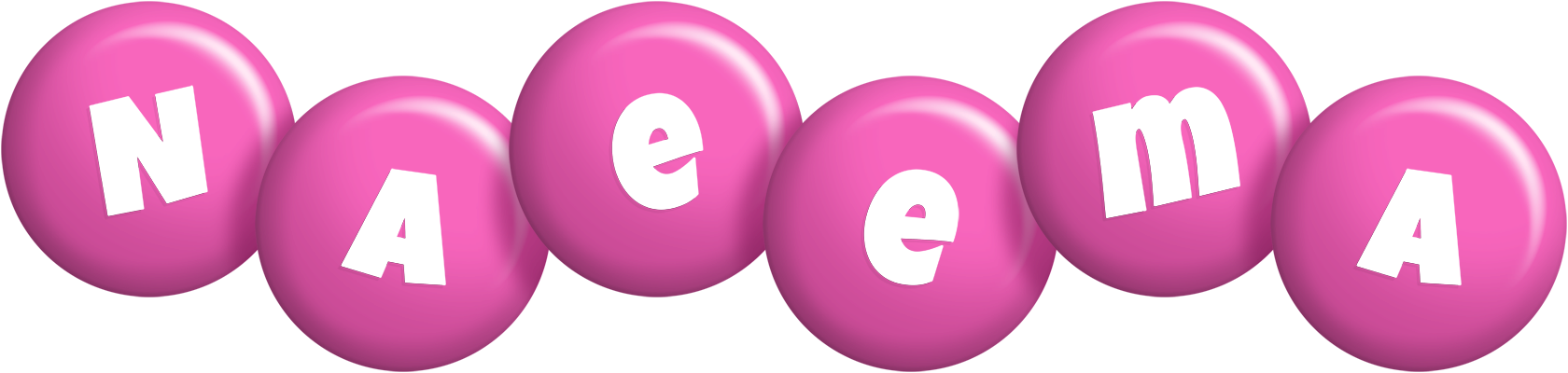 Naeema candy-pink logo