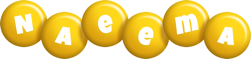 Naeema candy-yellow logo