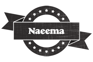 Naeema grunge logo