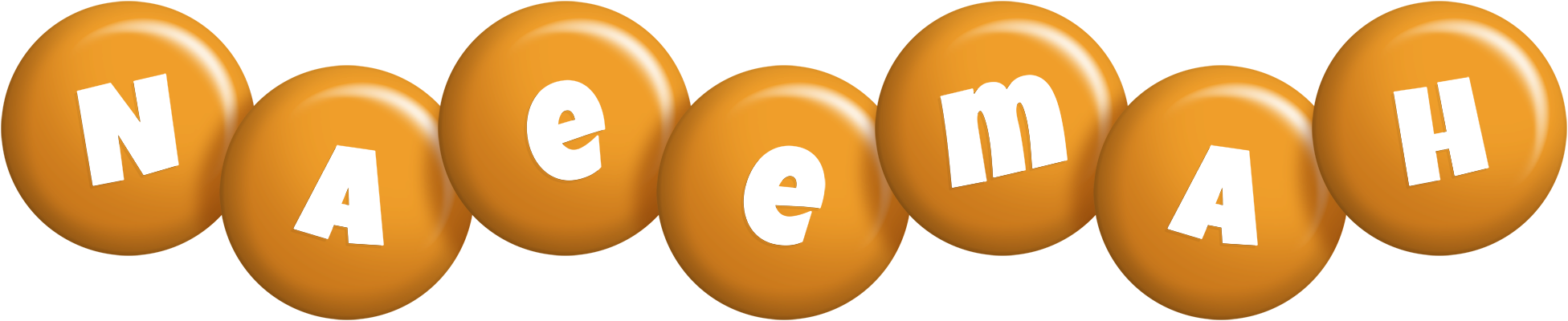 Naeemah candy-orange logo