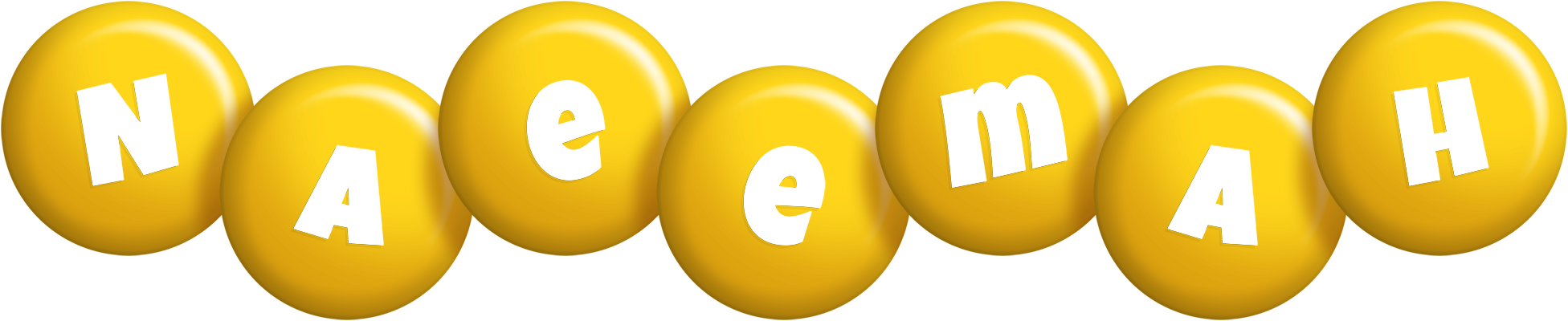 Naeemah candy-yellow logo