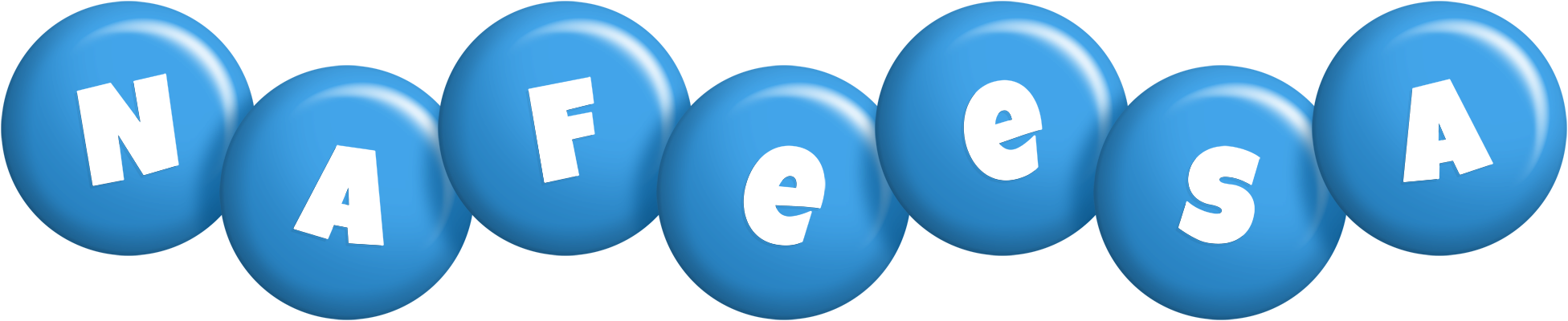 Nafeesa candy-blue logo