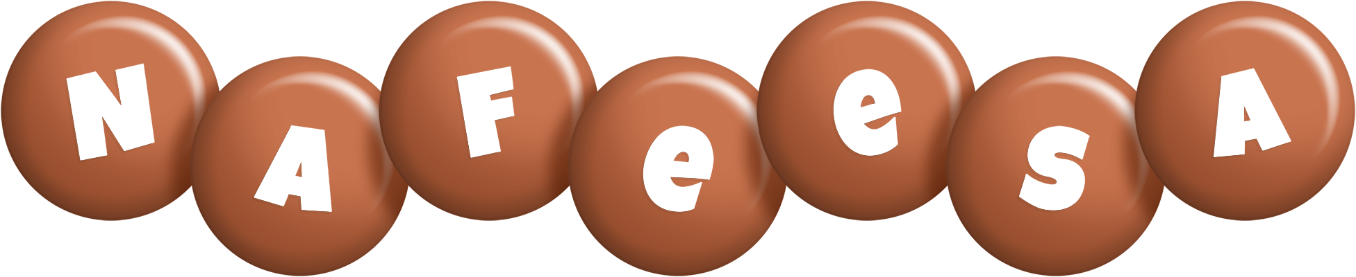 Nafeesa candy-brown logo