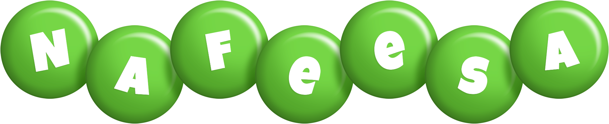 Nafeesa candy-green logo