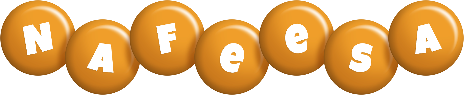 Nafeesa candy-orange logo