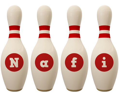 Nafi bowling-pin logo