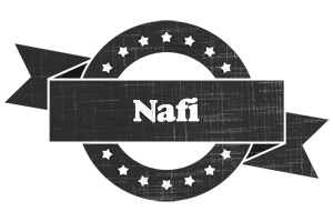 Nafi grunge logo