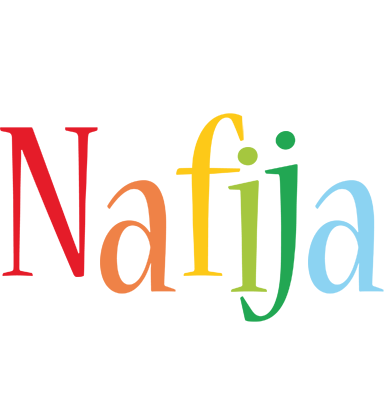 Nafija birthday logo