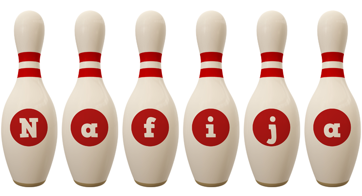 Nafija bowling-pin logo
