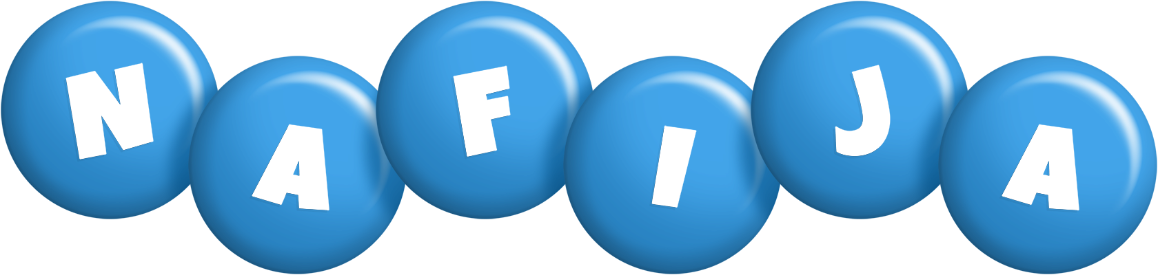 Nafija candy-blue logo