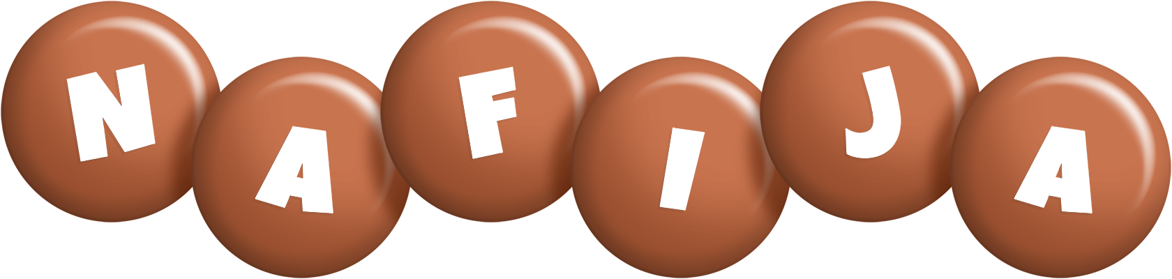 Nafija candy-brown logo