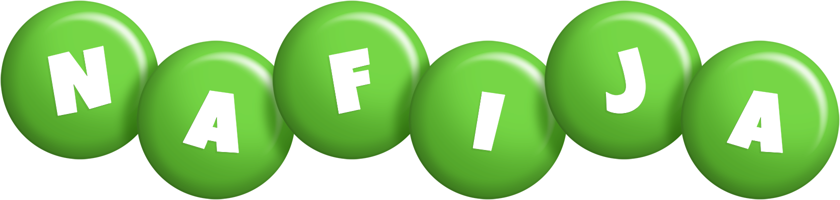 Nafija candy-green logo