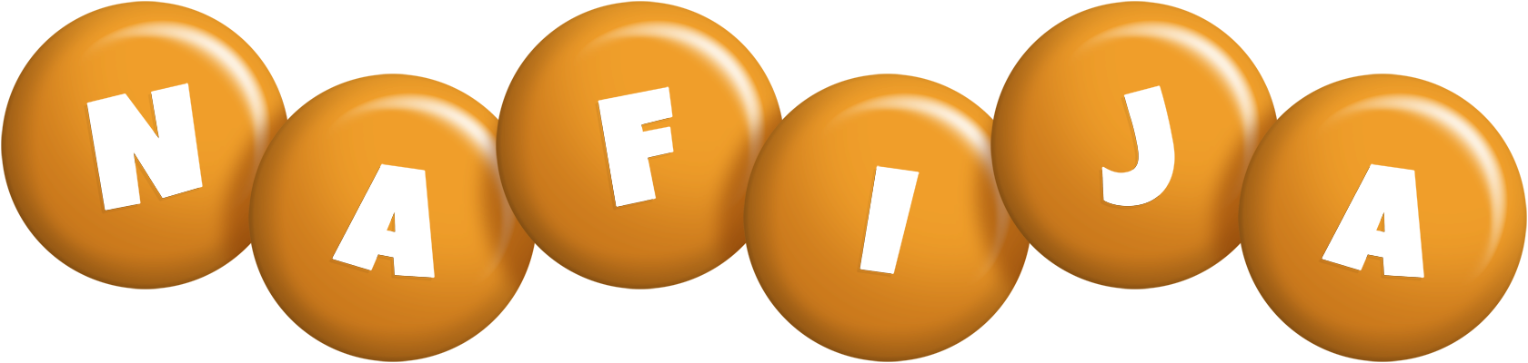 Nafija candy-orange logo
