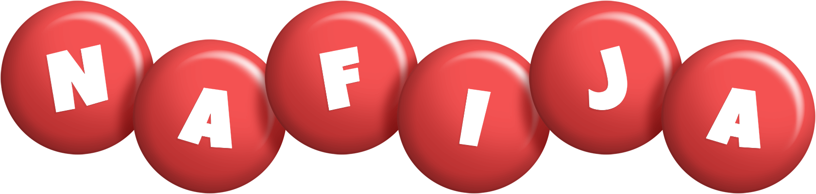 Nafija candy-red logo
