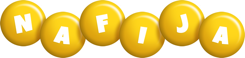 Nafija candy-yellow logo