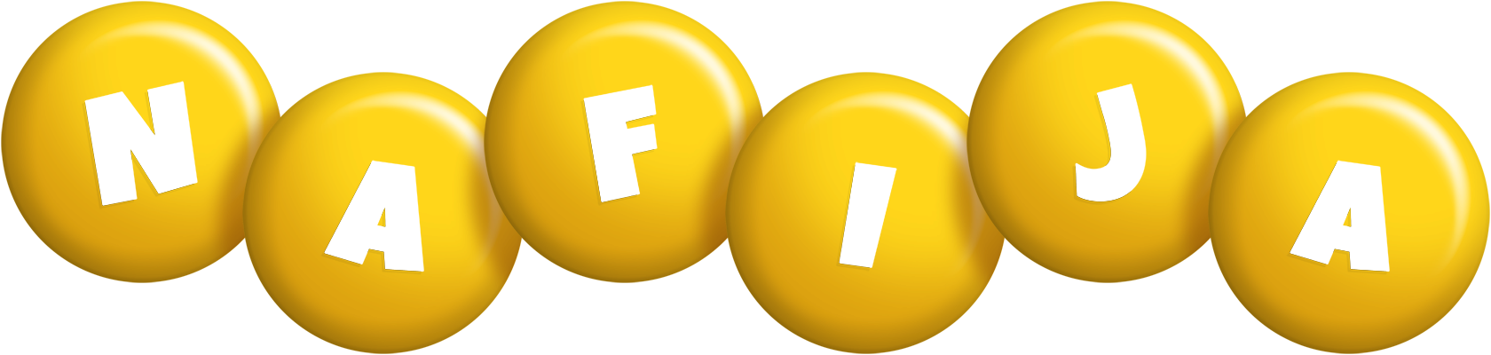 Nafija candy-yellow logo