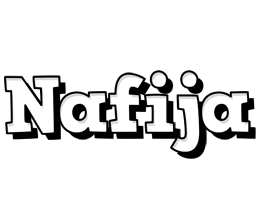 Nafija snowing logo