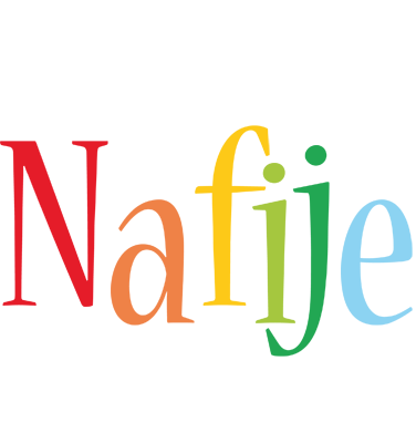 Nafije birthday logo