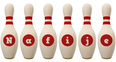 Nafije bowling-pin logo