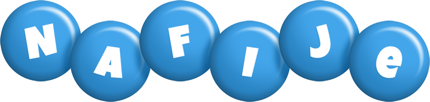 Nafije candy-blue logo