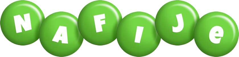 Nafije candy-green logo