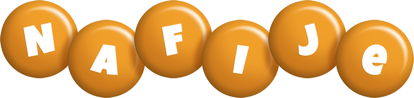 Nafije candy-orange logo