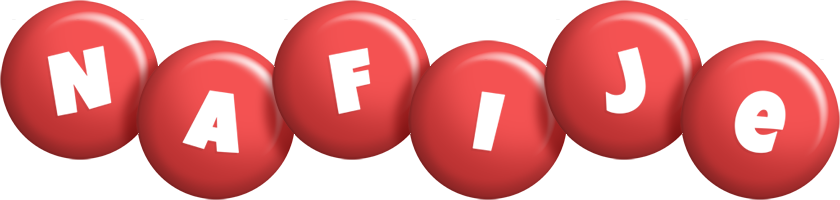 Nafije candy-red logo