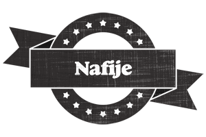 Nafije grunge logo