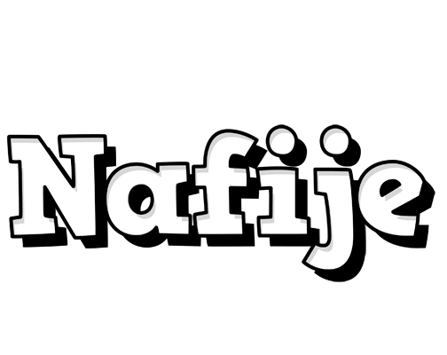 Nafije snowing logo