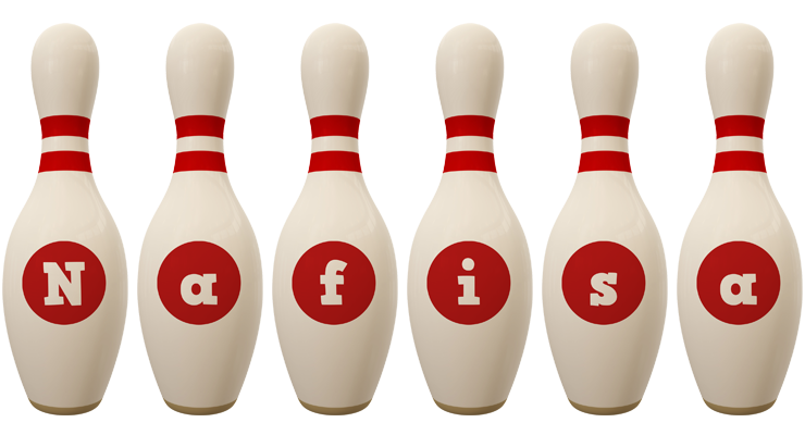 Nafisa bowling-pin logo