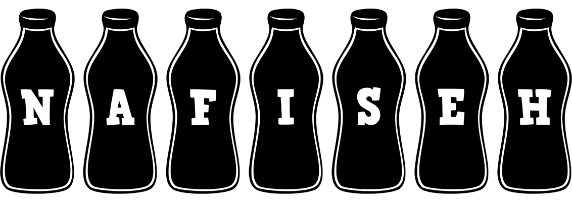 Nafiseh bottle logo