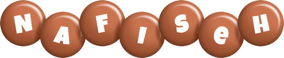 Nafiseh candy-brown logo