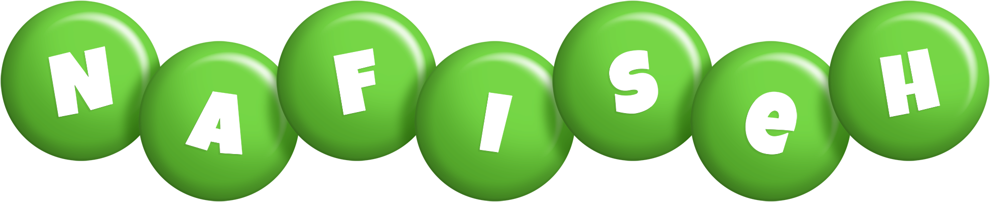 Nafiseh candy-green logo