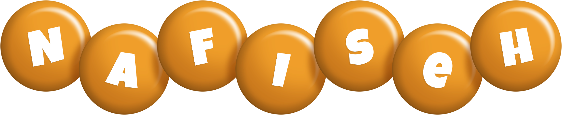 Nafiseh candy-orange logo
