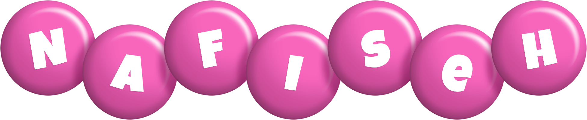 Nafiseh candy-pink logo