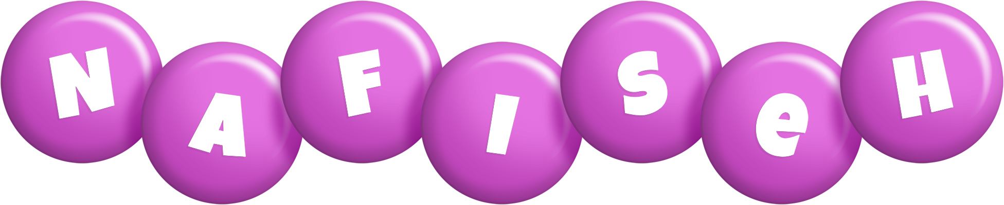 Nafiseh candy-purple logo