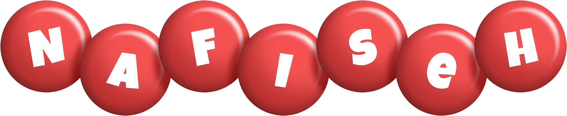 Nafiseh candy-red logo