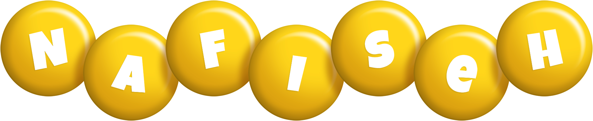 Nafiseh candy-yellow logo
