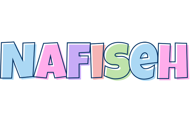 Nafiseh pastel logo