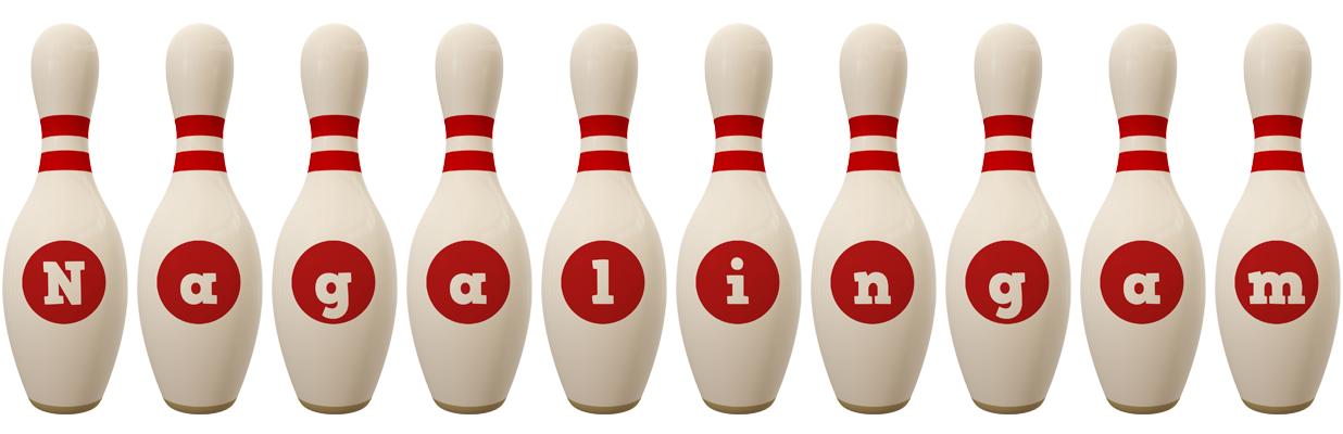 Nagalingam bowling-pin logo
