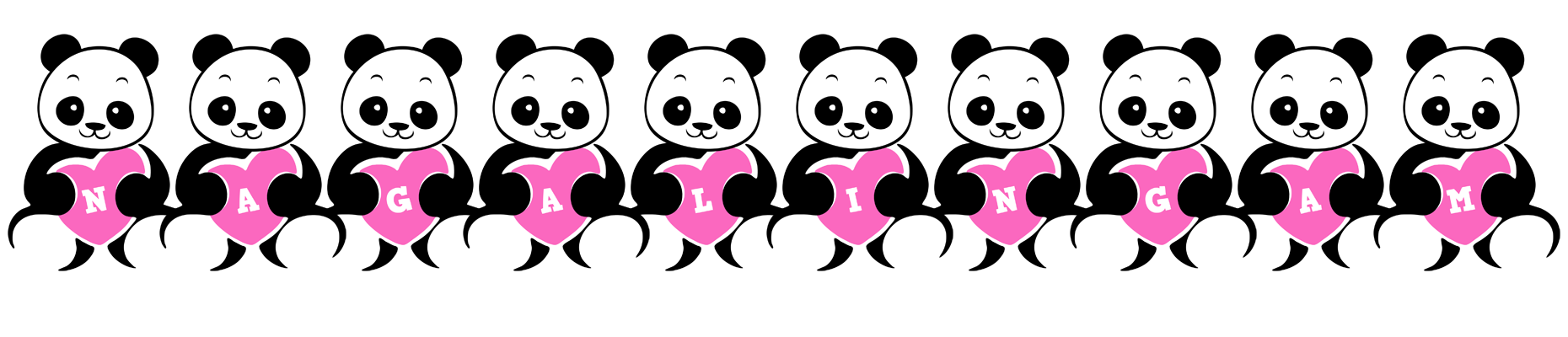 Nagalingam love-panda logo