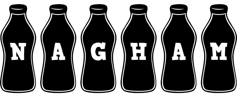 Nagham bottle logo